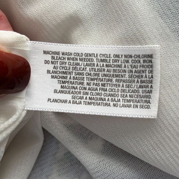 Old Navy Dress Paisley Shift Business Casual Church Preppy Blues Large B313 - Picture 7 of 9